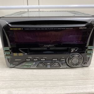 ADDZEST DMZ415 TUNER/COMPACT DISC/MINI DISC PLAYER WITH SPECTRUM ANALYZER アゼスト　動作未確認　ジャンク