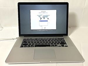 【充電器付き】Apple MacBook Pro 15インチ A1398 Intel Core i7 2.6Ghz メモリ16GB 500GB マックブックプロ アップルPC パソコン