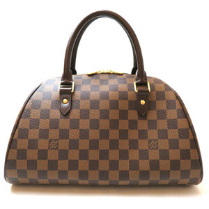 中古 ルイヴィトン リベラMM ダミエ ハンドバッグ N41434 Aランク ブラウン レディース LOUIS VUITTON【送料無料】【三田店】