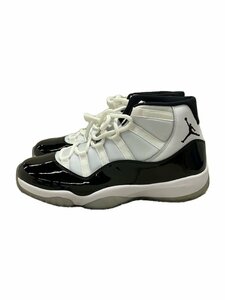 NIKE◆AIR JORDAN 11 RETRO/エアジョーダンレトロ/ホワイト/378037-100/28.5cm/WHT//