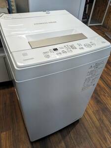 送料無料S87133 東芝 TOSHIBA 2022年製 電気洗濯機 AW-45ME8 家庭用 標準洗濯容量 4.5kg 100V 50/60Hz