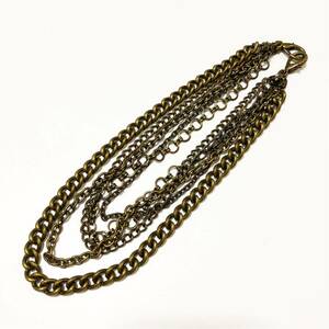 ★チェーン★ウォレットチェーン ネックレス バッグ アンティーク ヴィンテージ インポート wallet chain necklace import