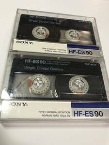 【中古】カセットテープ SONY HF-ES 90 ノーマルポジションテープ ２本セット