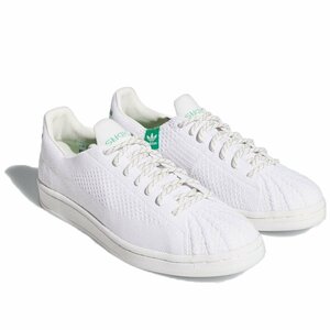 送料無料 27.5cm ■ adidas アディダス PW SST PK 白 緑 ファレル ウィリアムス スーパースター プライムニット GX0194 