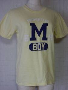 BEAMS BOY カレッジTシャツ　ビームスボーイ　黄