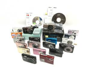 ☆ コンパクトデジタルカメラ まとめ 7 ☆ SONY Cyber-shot ×3 + Nikon COOLPIX ×2 + CASIO EXILIM ×4 他 10台 ソニー ニコン カシオ