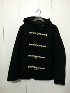 ☆SHIPS ダッフルコート L WOOL ウール シップス 黒 ブラック