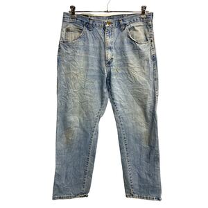 Wrangler デニムパンツ W36 ラングラー ビッグサイズ ライトブルー コットン 古着卸 アメリカ仕入 2312-403