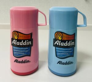 Aladdin アラジン サーモボトル 水筒 / ピンク ライトブルー 2点セット
