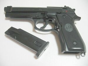 □■ エアーコッキングガン M92F military ミリタリータイプ HOP25m ASGK 東京マルイ製 ■□