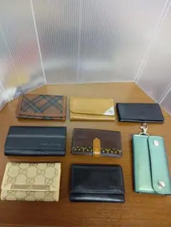 キーケース8点セット　サンローラン　PRADA　GUCCI　BURBERRY　他