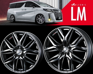 [業販限定販売] [新品] [20インチ] [LEONIS LM] [8.5J+35] [245/35R20] [ヴェルファイア] [4本] [レオニス] [BMCMC] [weds]