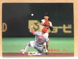 カルビープロ野球カード 89年 No.324 篠塚利夫 巨人 1989年 ① (検索用) レアブロック ショートブロック ホログラム 地方版