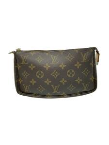 LOUIS VUITTON◆1)ポシェット・アクセソワール_モノグラム・キャンバス_BRW/PVC/BRW