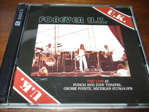 UK《 FOREVER UK 》★ライブ２枚組