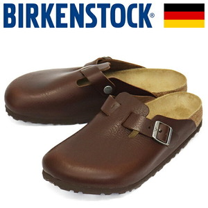 BIRKENSTOCK (ビルケンシュトック) 1023449 BOSTON GRIP ボストングリップ レザーサンダル V.WOOD.ROAST レギュラー幅 BI301 40-約26.0cm