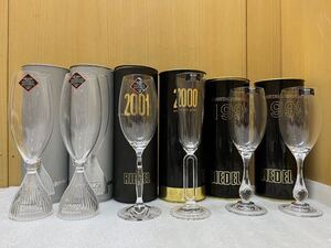 RE1447 RIEDEL リーデル クリスタル シャンパングラス 6客 1999 2000 2001 2002 ワイングラス 現状品 1226