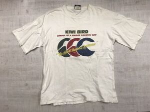 ニュージーランド製 CANTERBURY OF NEW ZEALAND カンタベリー ラグビー スポーツ 半袖Tシャツ メンズ コットン100% ロゴプリント L 白