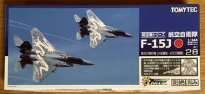 【新品・未組立】TOMYTEC　航空機シリーズ『 F-15J 航空自衛隊 第303飛行隊(小松基地・2003戦競) AC28』技MIX　1/144スケール 彩色済み