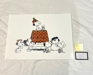 世界限定100枚 DEATH NYC スヌーピー SNOOPY ルイヴィトン LOUISVUITTON ポップアート PEANUTS アートポスター 現代アート KAWS Banksy