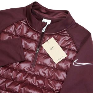 ★ナイキ NIKE 新品 メンズ 保温 中綿 裏起毛 アカデミー ドリルトップ トレーニング 長袖 シャツ XLサイズ[DC91696521N-XL]三 参★QWER★