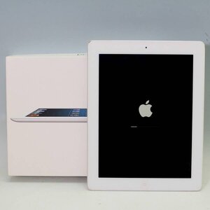 動作品 Apple アップル 第4世代 Wi-Fiモデル 9.7インチ 16GB iPad 本体 A1458 MD513J/A 箱/説明書付き◆989f02