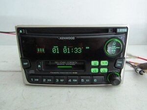 [N81 A4] スバル純正 KENWOOD ケンウッド GX-505G 2DINデッキ CD/カセット/ラジオ ※動作確認済み