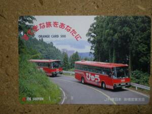 bus・JR東日本 びゅう バス フリーオレンジカード