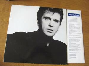 □ PETER GABRIEL SO UK盤オリジナル初版マトA3/B4　美盤！両面TOWNHOUSE刻印