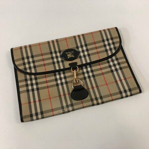 TEI【現状渡し品】 BURBERRY バーバリー クラッチバッグ セカンドバッグ ノバチェック 〈188-221012-AT-5-TEI〉