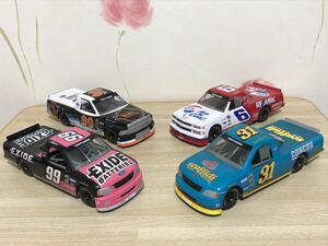 送料無料　1/24 ナスカー レーシングトラックミニカーセット ダッヂ ラム フォード F-150 シェビー C-1500 RACING CHAMPIONS NASCAR RAM