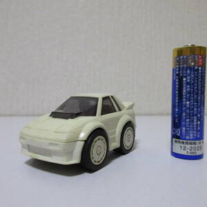  昭和 絶版 旧 タカラ TAKARA チョロQ チューンナップチョロQ PRO プロ MDX エンジン 後輪駆動 トヨタ TOYOTA MR2 ホワイト ミニカー