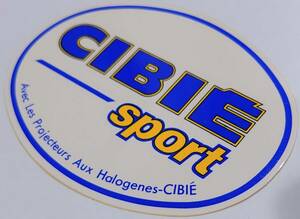 JDM CIBIE SPORTS シビエ スポーツ. sticker decal　ステッカー旧車