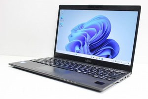 ノートパソコン Windows11 中古 富士通 LIFEBOOK U939 軽量 777g 第8世代 Core i5 SSD256GB メモリ8GB 13.3 カメラ 薄型 Windows10