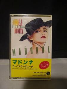 C8558　カセットテープ　マドンナ　MADONNA　ラ・イスラ・ボニータ　スーパーミックス　日本国内版