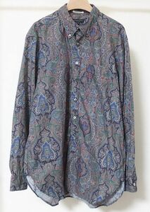 19AW Engineered Garments エンジニアードガーメンツ 19th BD Shirt Paisley Print ボタンダウン シャツ M ペイズリー