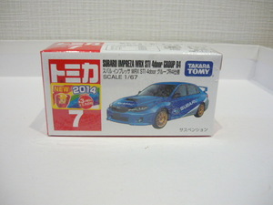 トミカ　No.７ 　◎ スバル インプレッサ ＷＲＸ SＴｉ ４door グループＲ４仕様 ■ 2014年 新車シール 未開封品　ベトナム製 C2814