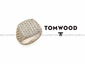 保管品◎10.2万《TOM WOOD》カクテル リング CUSHION COCKTAIL 銀 シルバー ユニセックス 天然石 トムウッドSV925 Drawer