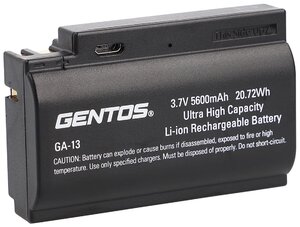 即決価格★ GA－13 GH－103RG・GH－200RG用 Gシリーズ 専用充電池 ヘッドライト GENTOS（ジェントス）