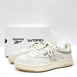 Reebok × SixTONES CLUB C 85 VINTAGE リーボック × ストーンズ クラブ C スニーカー コラボ RB00018 サイズ23.0cm