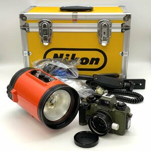 1円～/Nikon/ニコン/NIKONOS-Ⅴ/レンズ・付属品付/UW-NIKKOR/28mm/F3.5/フィルムカメラ/一眼レフ/水中カメラ/シャッターOK/ジャンク/I119