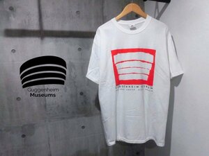 Guggenheim Museum グッゲンハイム美術館 SRGM グラフィックプリント Tシャツ XL/USA製 ヴィンテージ 90s 00s 希少 程度良好