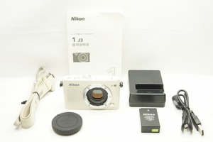 【適格請求書発行】Nikon ニコン 1 J3 ボディ ミラーレス一眼カメラ ベージュ【アルプスカメラ】240120a