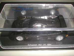 S.M 1/43 Porsche ポルシェ962CR シュパン 1994 (ブラック)