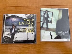 【中古CD】YOSHII LOVINSON アルバム『at the BLACK HOLE』　シングル 『CALL ME』2枚セット　プラケースなし（ソフトケース入替済）