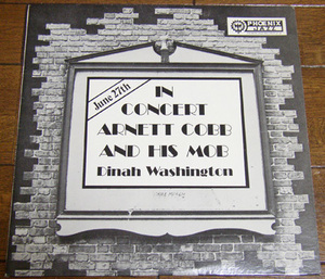 Arnett Cobb And His Mob,Dinah Washington - In Concert - LP/Jumpin