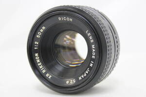 【返品保証】 【和製ズミクロン】 リコー Ricoh XR Rikenon 50mm F2 レンズ v7969