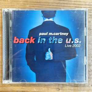 CD2枚組み■■『Back In The Us -Live 2002』Paul McCartney (ポール・マッカートニー) 日本版 ■■ #ROCK