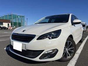 予備検付売切り!! 大人気ディーゼルのPEUGEOT!! プジョー308アリュ-ルブル-HDi 綺麗なパ-ル 純正ナビ&地デジ&バックカメラ&LEDライト&ETC!!