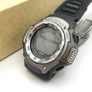 ○D2411-4 CASIO/カシオ PRO TREK プロトレック トリプルセンサー デジタル文字盤 メンズ クォーツ 腕時計 PRT-410 付属品あり